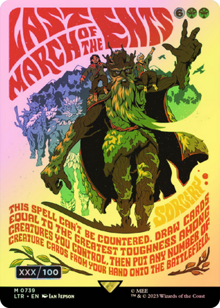 Image of Last March of the Ents (Borderless Poster) (Serialized) [The Lord of the Rings: Tales of Middle-Earth]