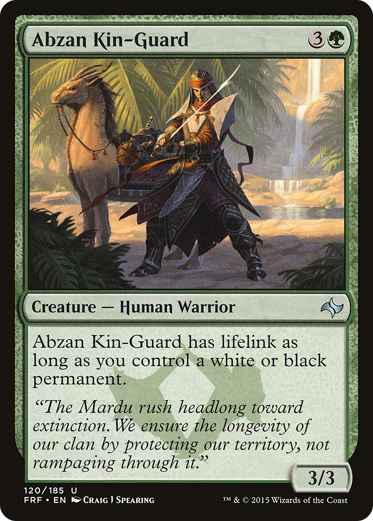 Image of Abzan Kin-Guard [Fate Reforged]