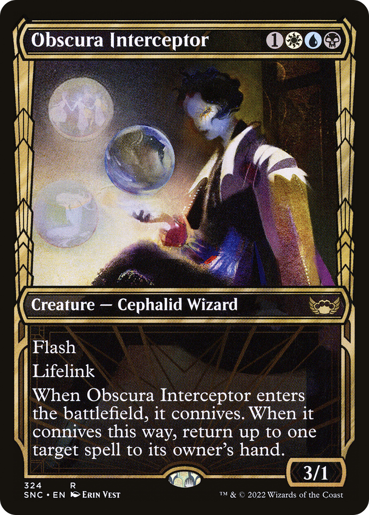 Image of Obscura Interceptor (Showcase Golden Age) [Streets of New Capenna]