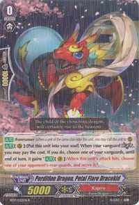 Image of Perdition Dragon, Petal Flare Dracokid (BT17/032EN) [Blazing Perdition ver.E]
