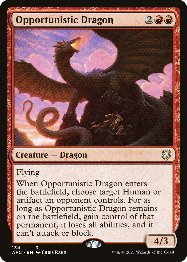 Image of Opportunistic Dragon [Dungeons & Dragons: Adventures in the Forgotten Realms Commander]