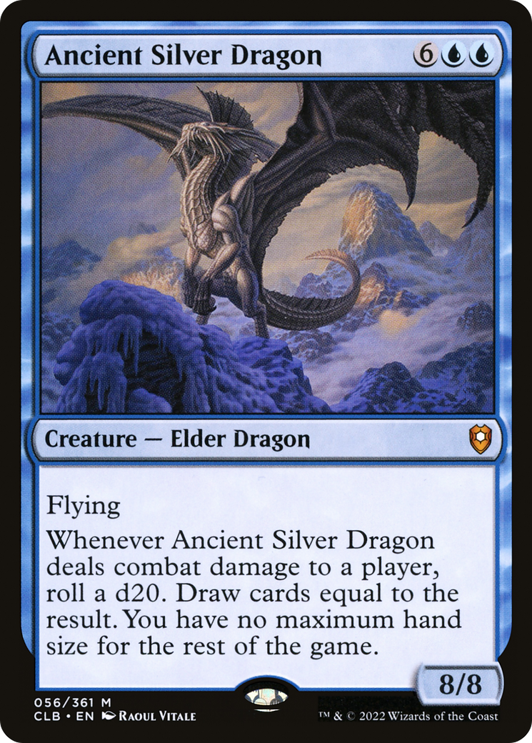 Image of Ancient Silver Dragon [Commander Legends: Battle for Baldur's Gate]