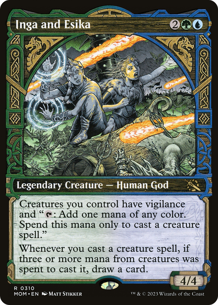 Image of Inga and Esika (Showcase Planar Booster Fun) [March of the Machine]