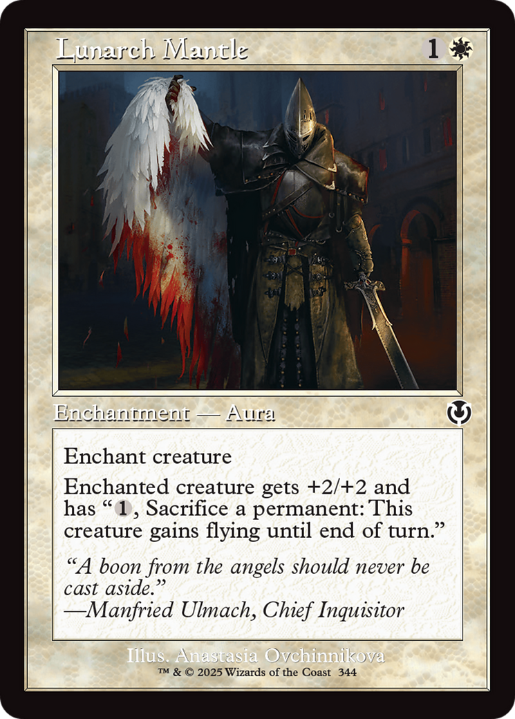 Image of Lunarch Mantle (Retro Frame) [Innistrad Remastered]
