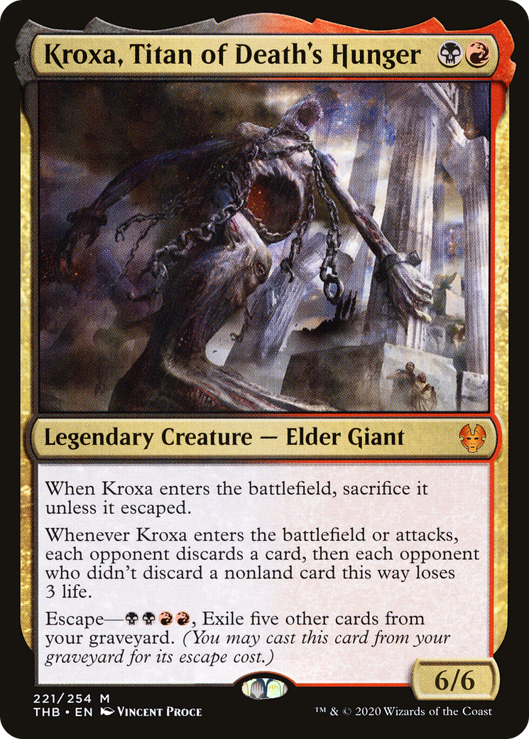 Image of Kroxa, Titan of Death's Hunger [Theros Beyond Death]