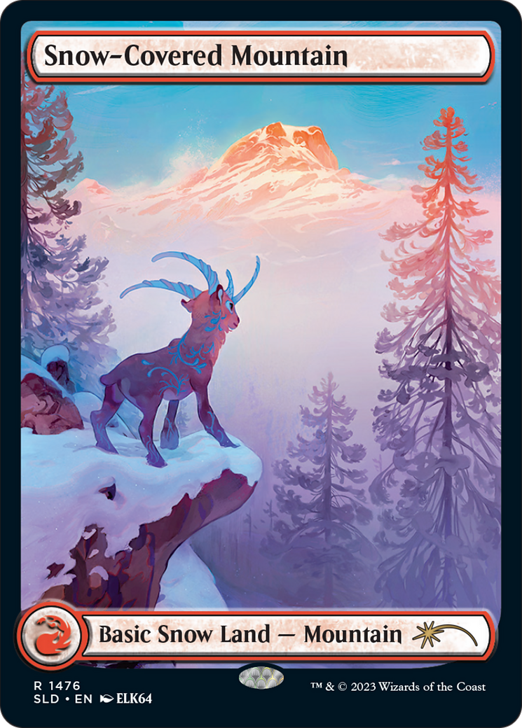 Image of Snow-Covered Mountain (1476) [Secret Lair Drop Series]