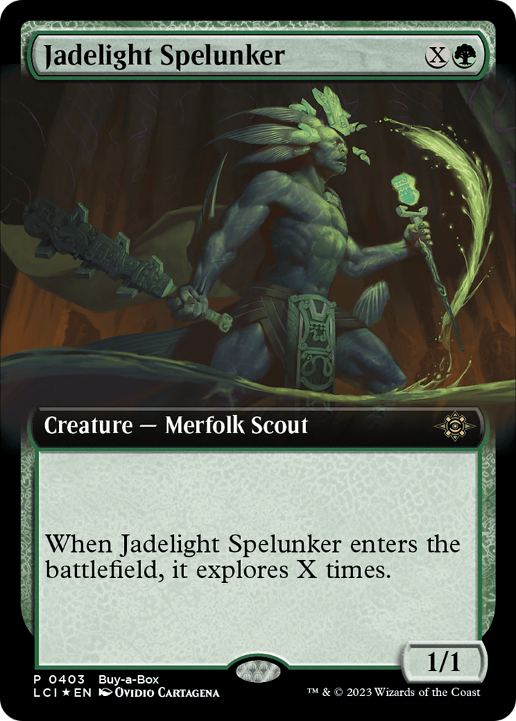 Image of Jadelight Spelunker (Extended Art) (Buy-A-Box) [The Lost Caverns of Ixalan Promos]
