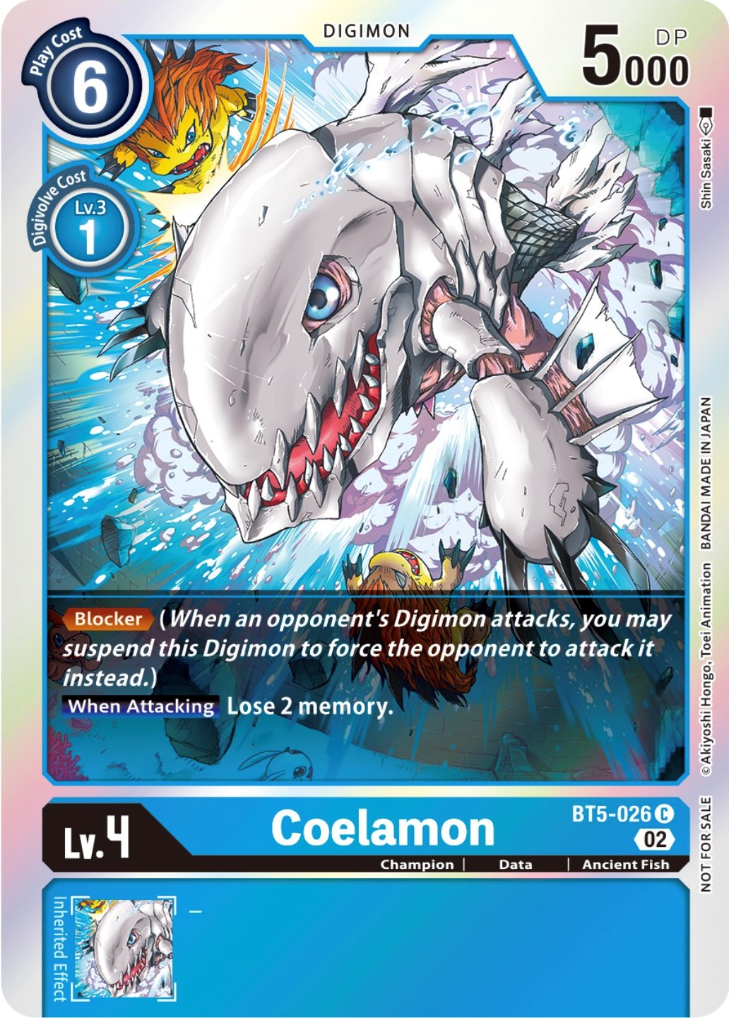 Image of Coelamon [BT5-026] (Official Tournament Pack Vol. 7) [Battle of Omni Promos]