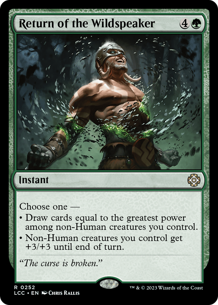 Image of Return of the Wildspeaker [The Lost Caverns of Ixalan Commander]