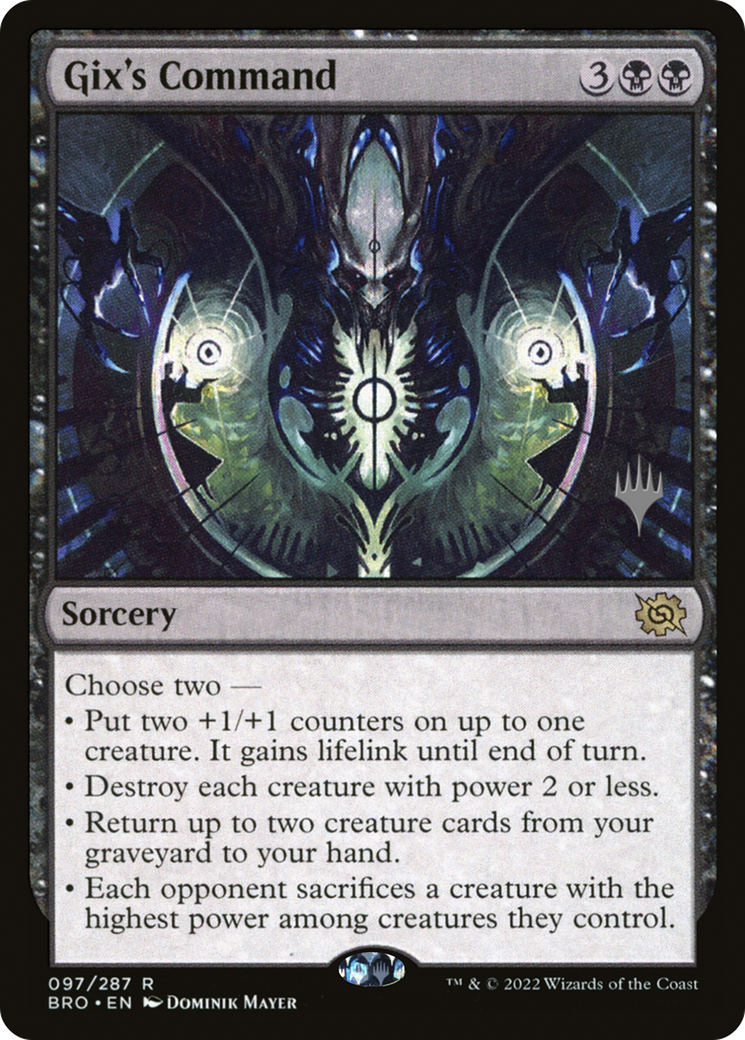 Image of Gix's Command (Promo Pack) [The Brothers' War Promos]