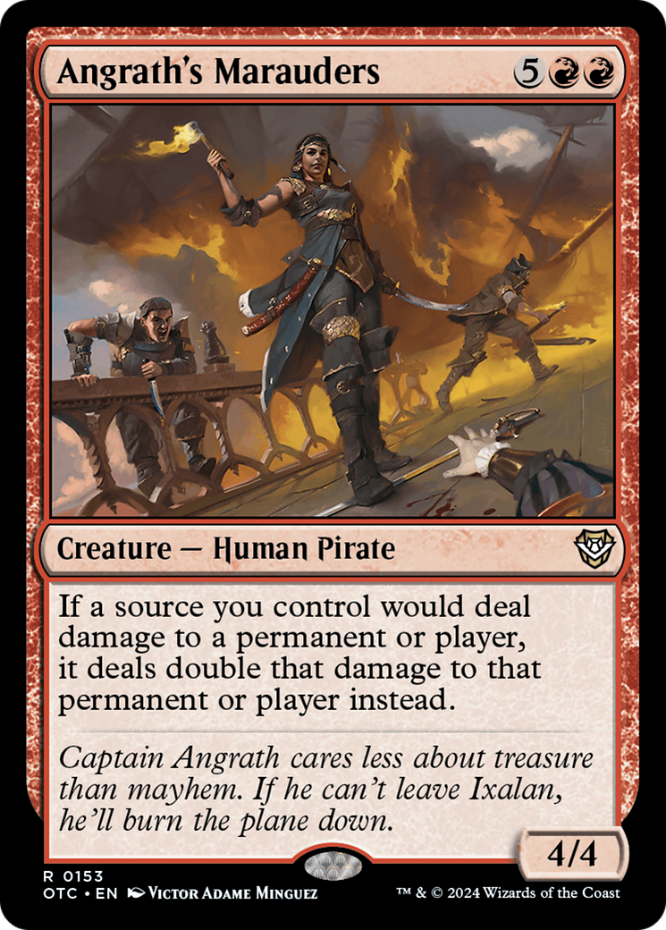 Image of Angrath's Marauders [Outlaws of Thunder Junction Commander]