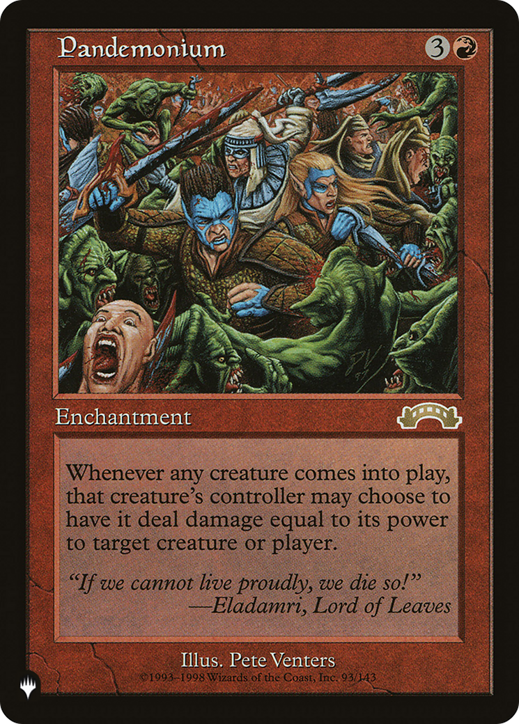 Image of Pandemonium [The List]
