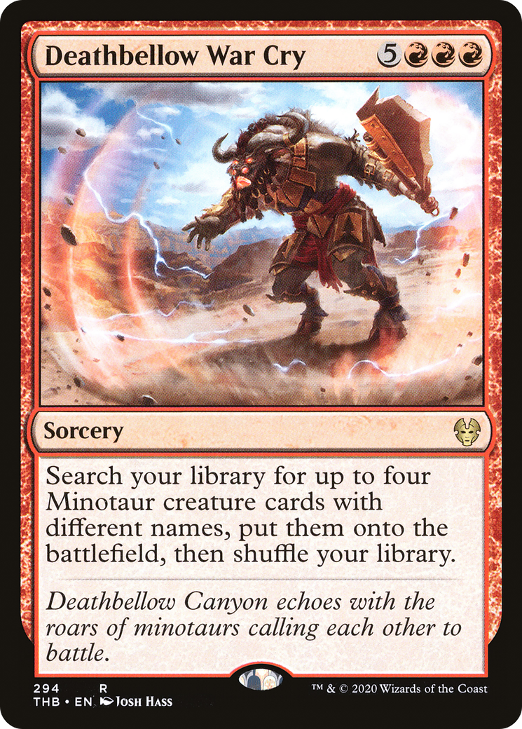 Image of Deathbellow War Cry [Theros Beyond Death]