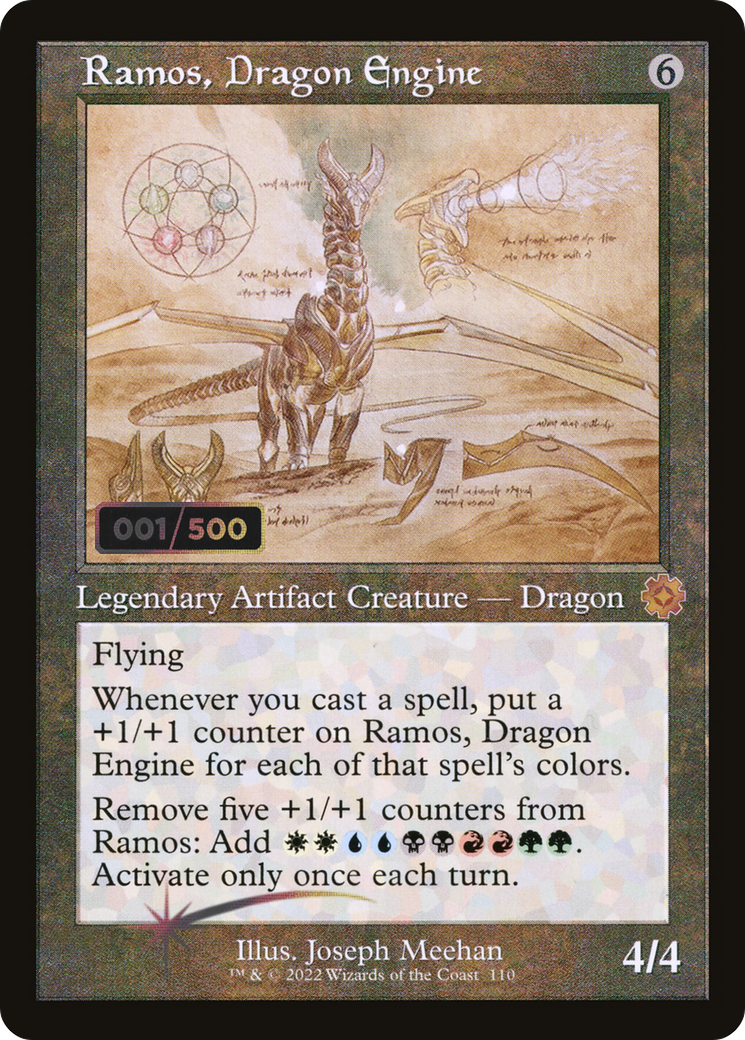 Image of Ramos, Dragon Engine (Retro Schematic) (Serialized) [The Brothers' War Retro Artifacts]