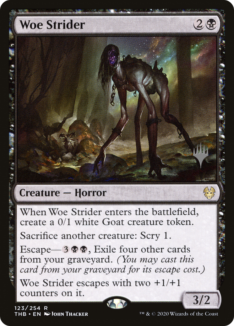 Image of Woe Strider (Promo Pack) [Theros Beyond Death Promos]
