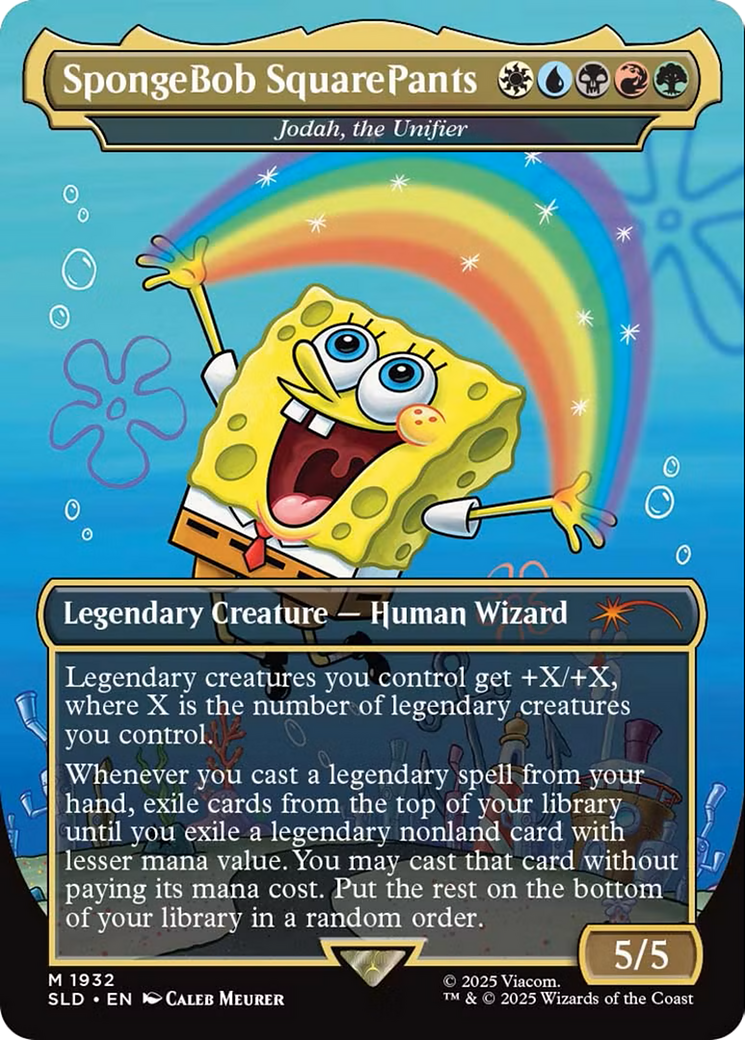 Image of SpongeBob SquarePants - Jodah, the Unifier [Secret Lair Drop Series]