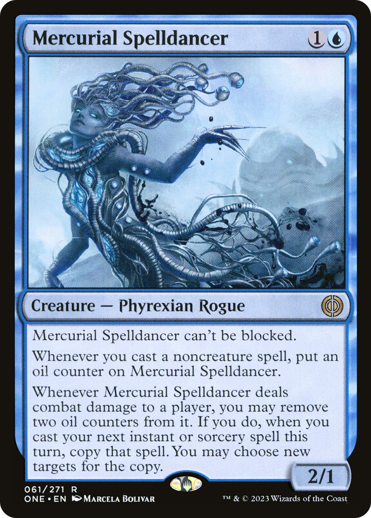 Image of Mercurial Spelldancer [Phyrexia: All Will Be One]