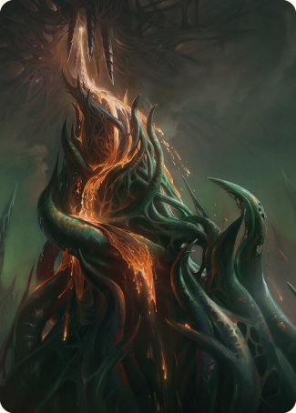 Image of Copperline Gorge Art Card [Phyrexia: All Will Be One Art Series]