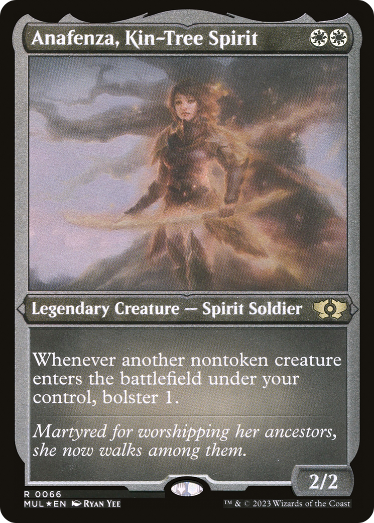 Image of Anafenza, Kin-Tree Spirit (Foil Etched) [Multiverse Legends]
