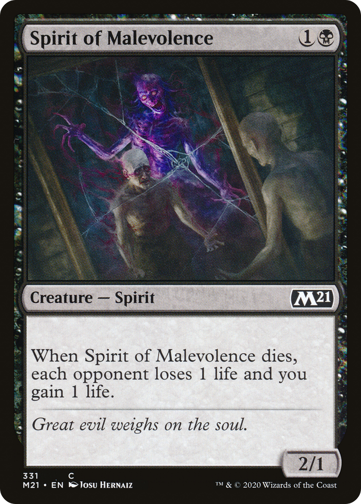 Image of Spirit of Malevolence [Core Set 2021]
