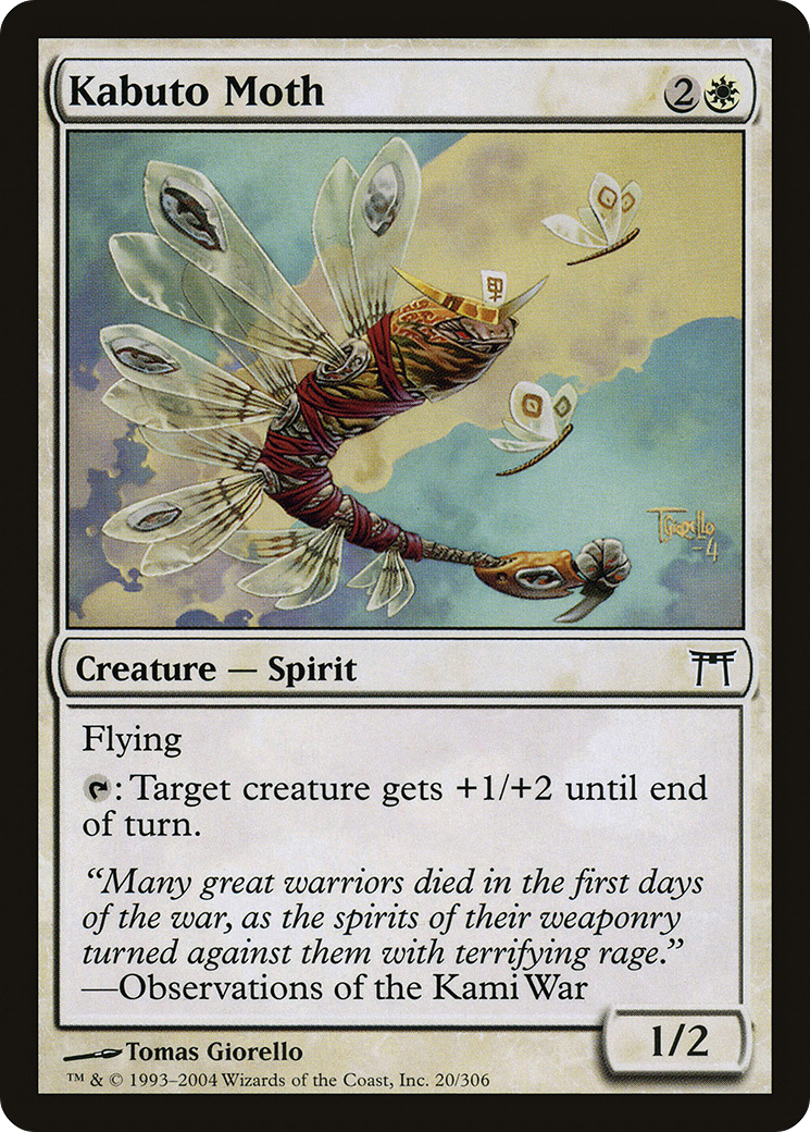 Image of Kabuto Moth [Champions of Kamigawa]
