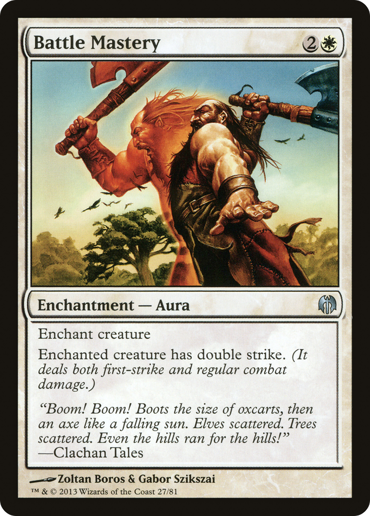 Image of Battle Mastery [Duel Decks: Heroes vs. Monsters]
