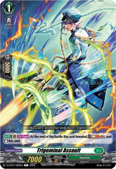 Image of Trigeminal Assault (D-BT07/089EN) [Raging Flames Against Emerald Storm]