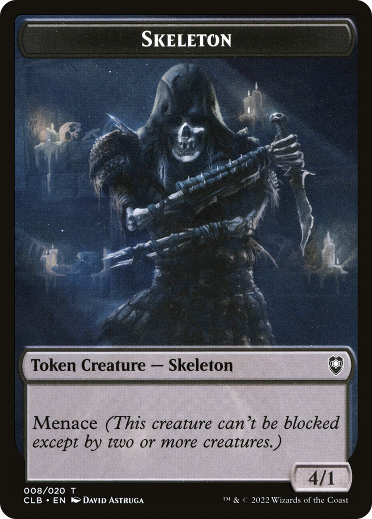Image of Skeleton Token [Commander Legends: Battle for Baldur's Gate Tokens]