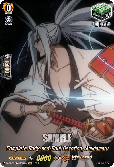 Image of Complete Body-and-Soul Devotion, Amidamaru (D-TB03/SKR132EN) [Shaman King]