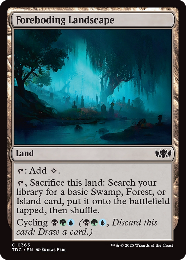 Image of Foreboding Landscape [Tarkir: Dragonstorm Commander]