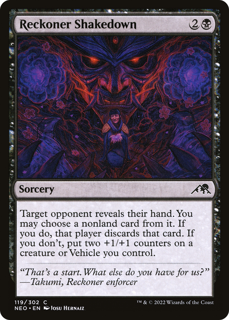 Image of Reckoner Shakedown [Kamigawa: Neon Dynasty]