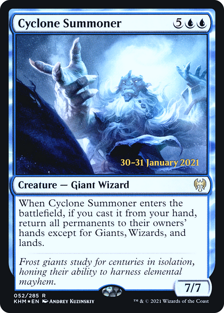 Image of Cyclone Summoner [Kaldheim Prerelease Promos]