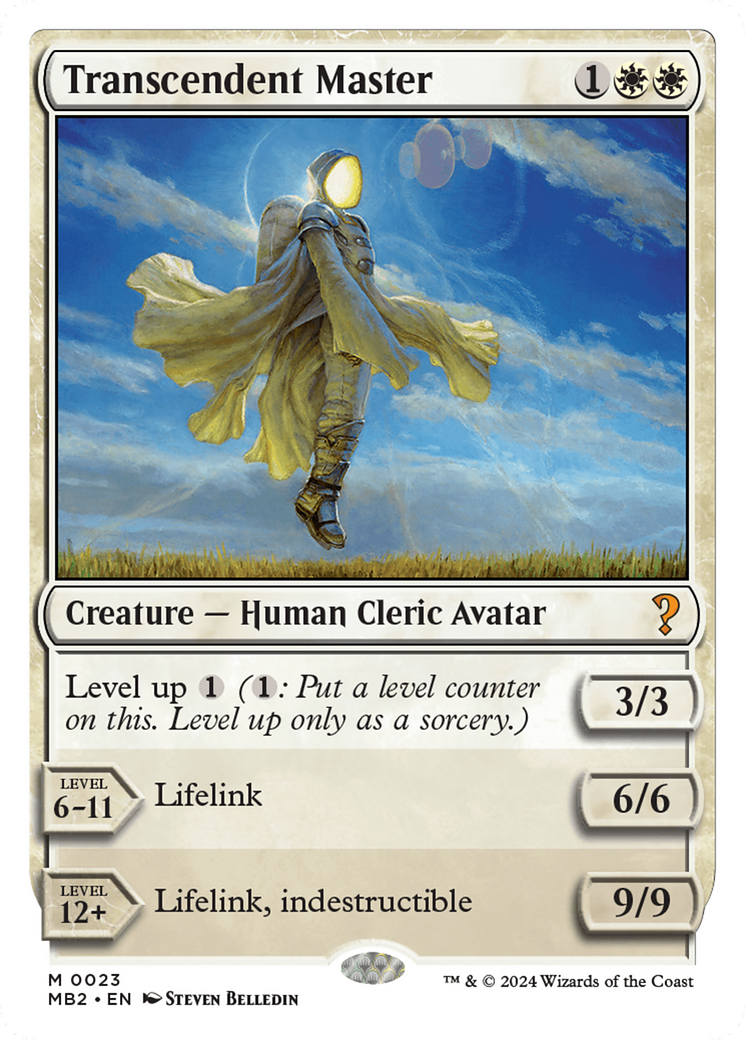 Image of Transcendent Master (White Border) [Mystery Booster 2]