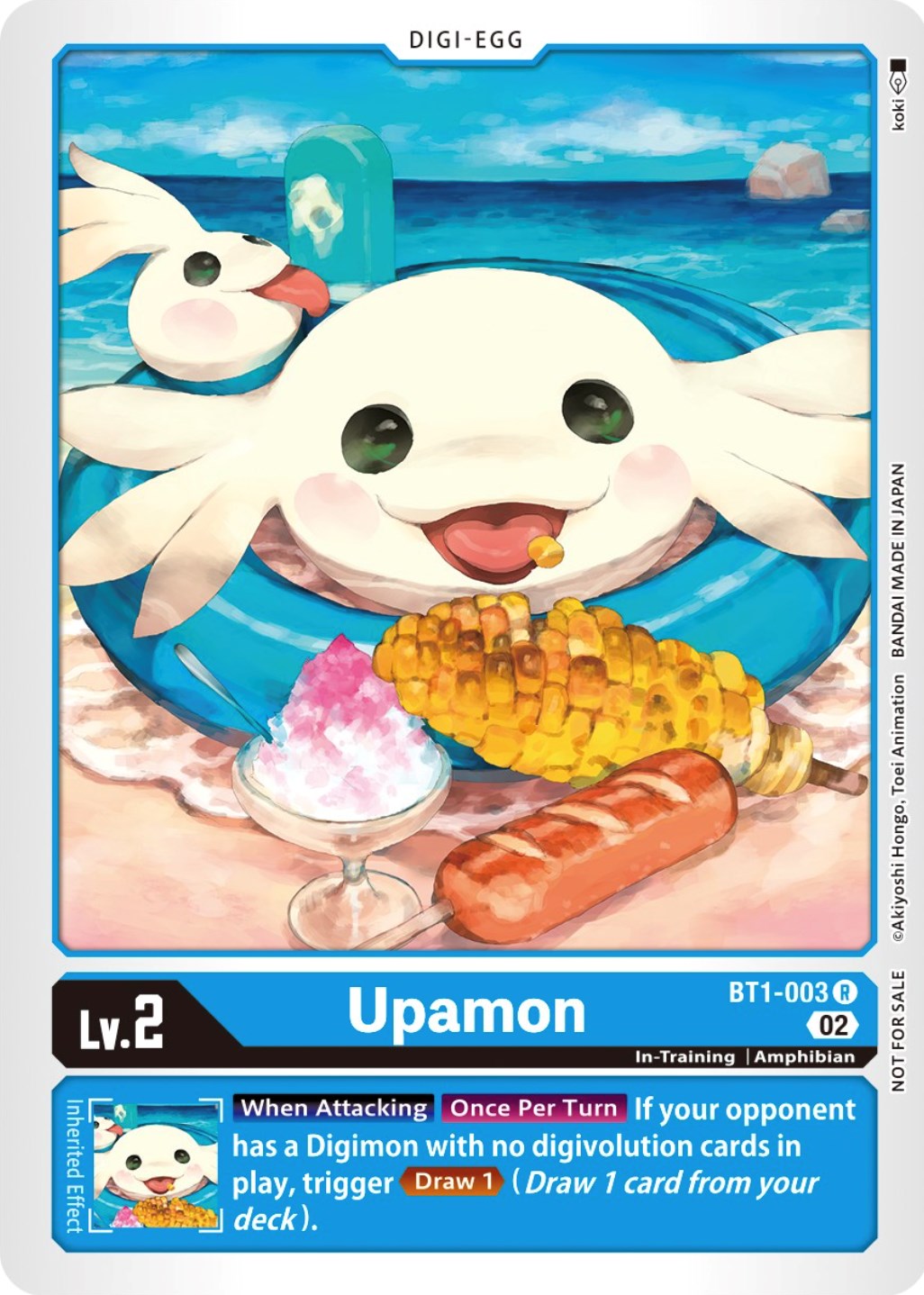 Image of Upamon [BT1-003] (Winner Pack Dimensional Phase) [Release Special Booster Promos]
