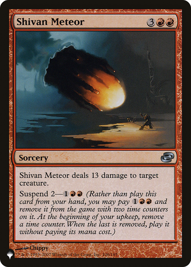 Image of Shivan Meteor [The List]
