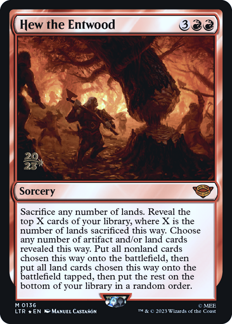 Image of Hew the Entwood [The Lord of the Rings: Tales of Middle-Earth Prerelease Promos]