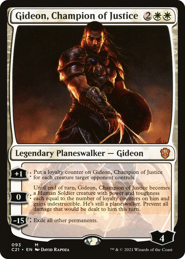 Image of Gideon, Champion of Justice [Commander 2021]