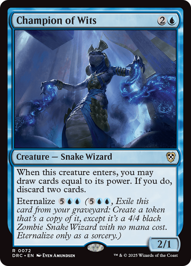 Image of Champion of Wits [Aetherdrift Commander]