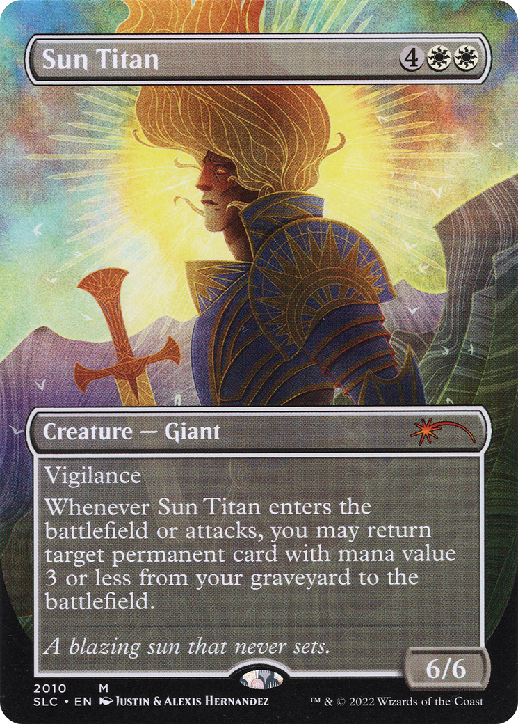 Image of Sun Titan (Borderless) [Secret Lair Countdown Kit]