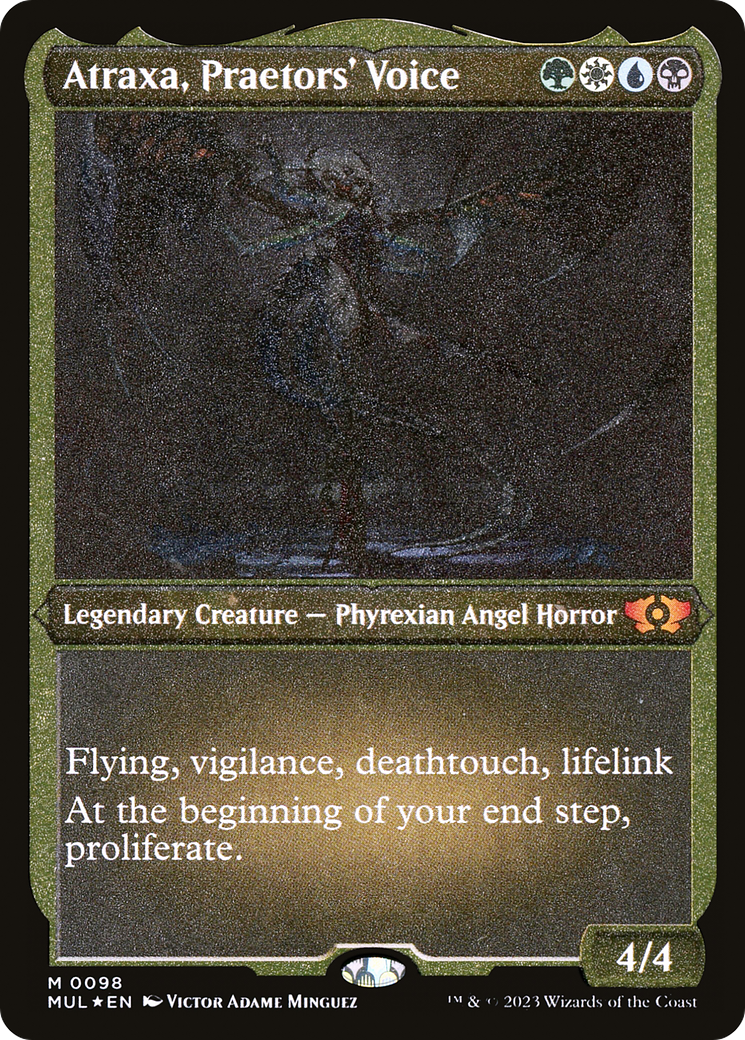 Image of Atraxa, Praetors' Voice (Foil Etched) [Multiverse Legends]