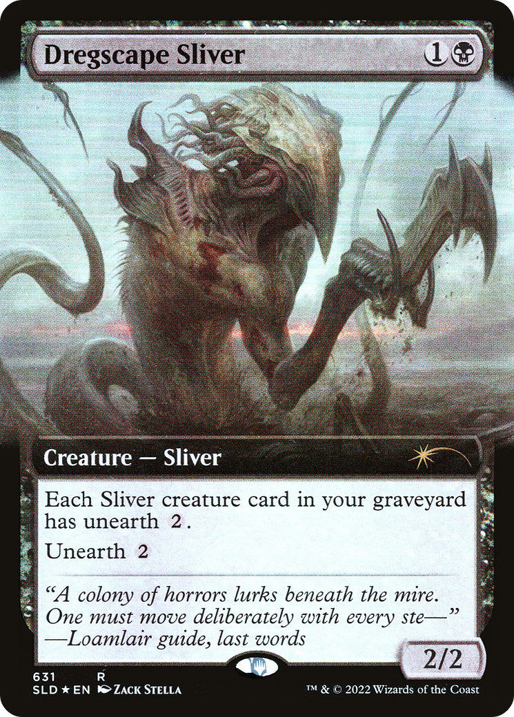 Image of Dregscape Sliver (Extended Art) [Secret Lair Drop Promos]