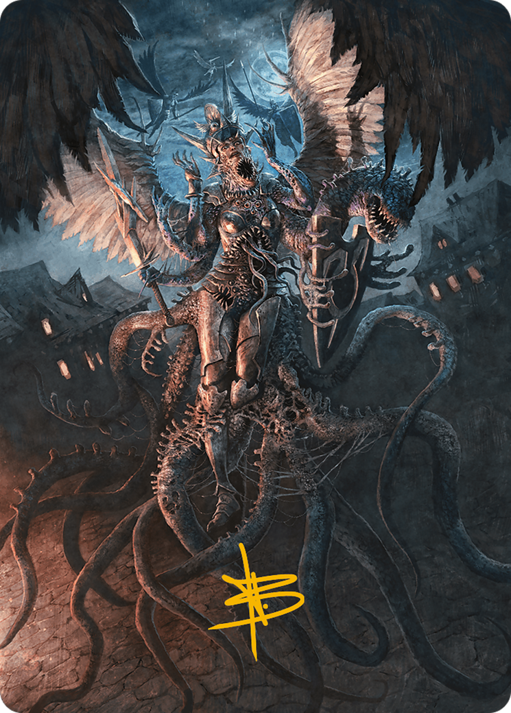 Image of Angelic Aberration Art Card (Gold-Stamped Signature) [Modern Horizons 3 Art Series]