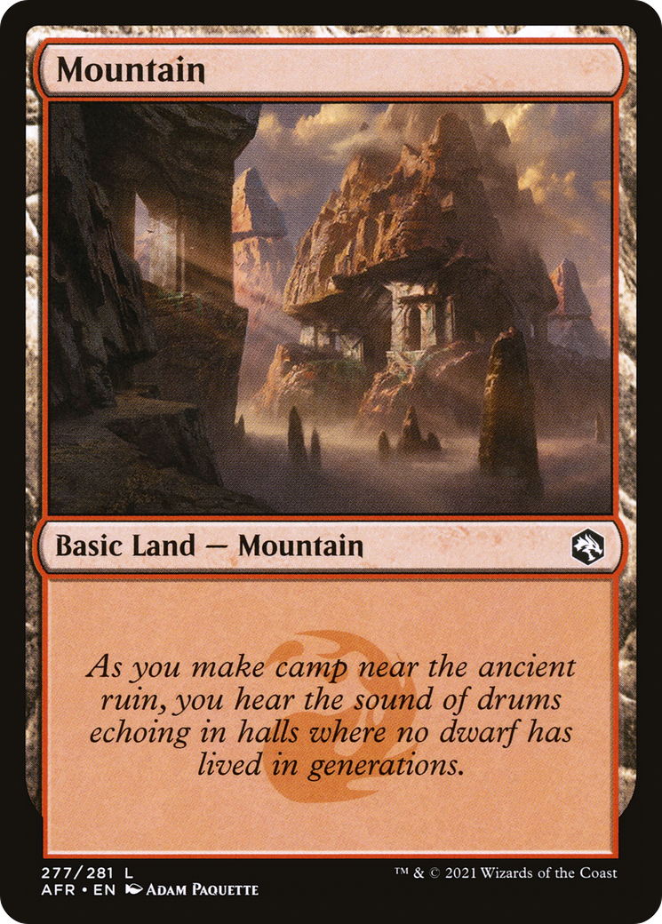 Image of Mountain (277) [Dungeons & Dragons: Adventures in the Forgotten Realms]