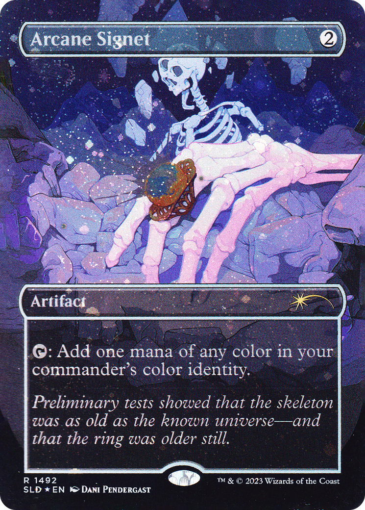 Image of Arcane Signet (1492) (Galaxy Foil) [Secret Lair Drop Series]