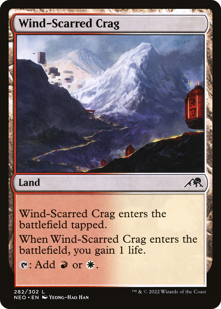 Image of Wind-Scarred Crag [Kamigawa: Neon Dynasty]
