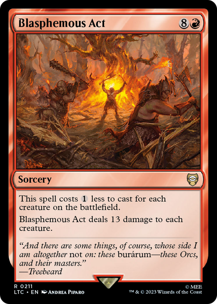 Image of Blasphemous Act [The Lord of the Rings: Tales of Middle-Earth Commander]