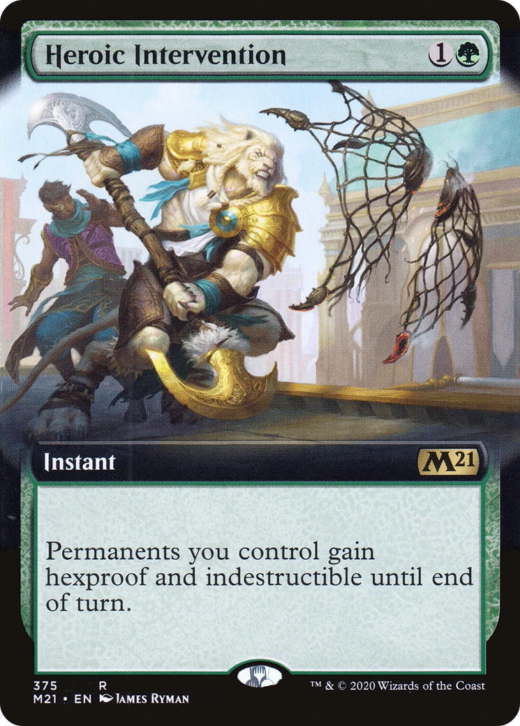 Image of Heroic Intervention (Extended Art) [Core Set 2021]