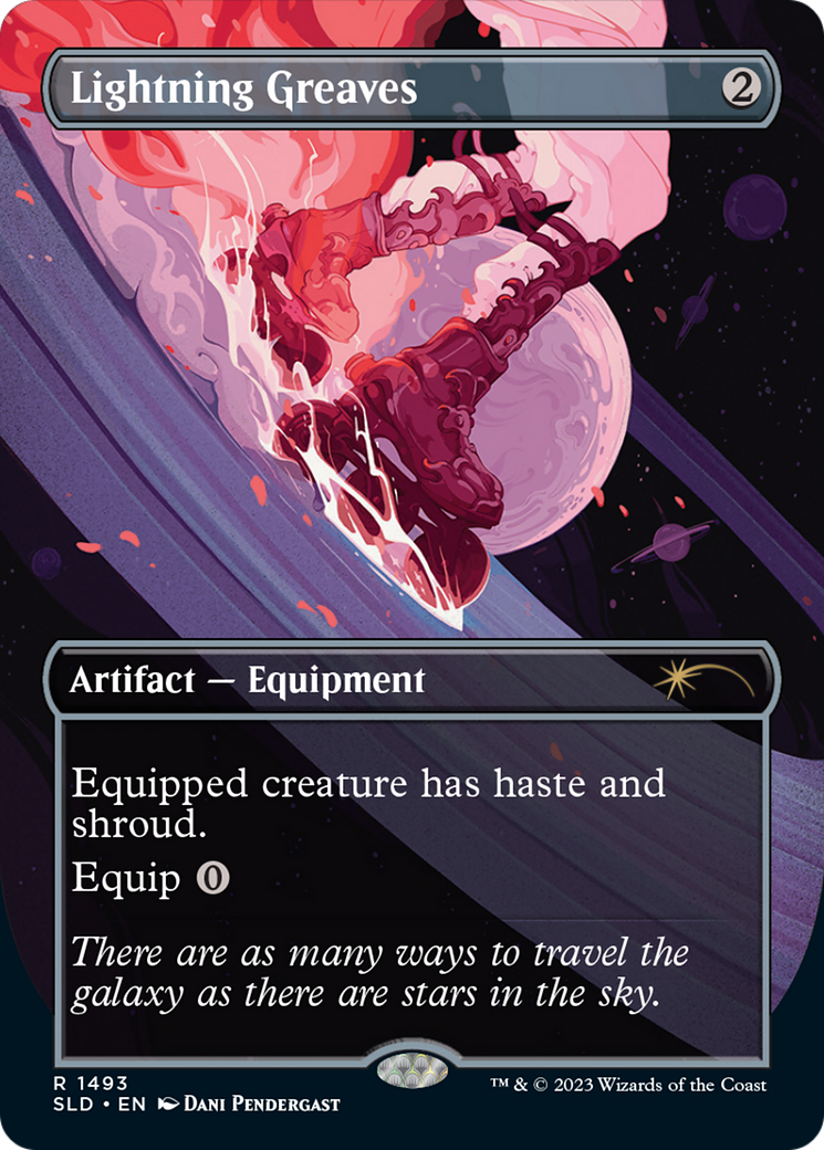 Image of Lightning Greaves (1493) [Secret Lair Drop Series]