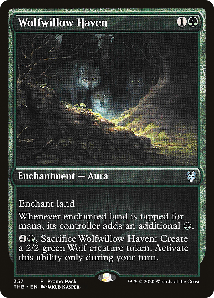Image of Wolfwillow Haven (Promo Pack) [Theros Beyond Death Promos]