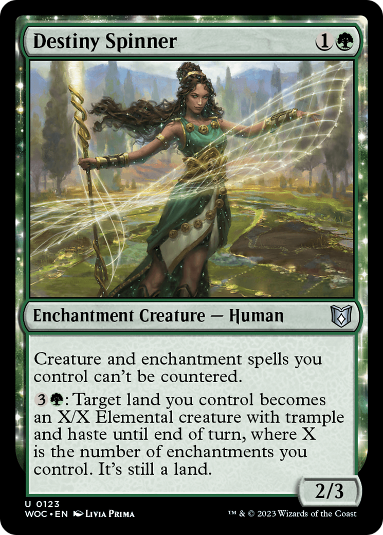Image of Destiny Spinner [Wilds of Eldraine Commander]